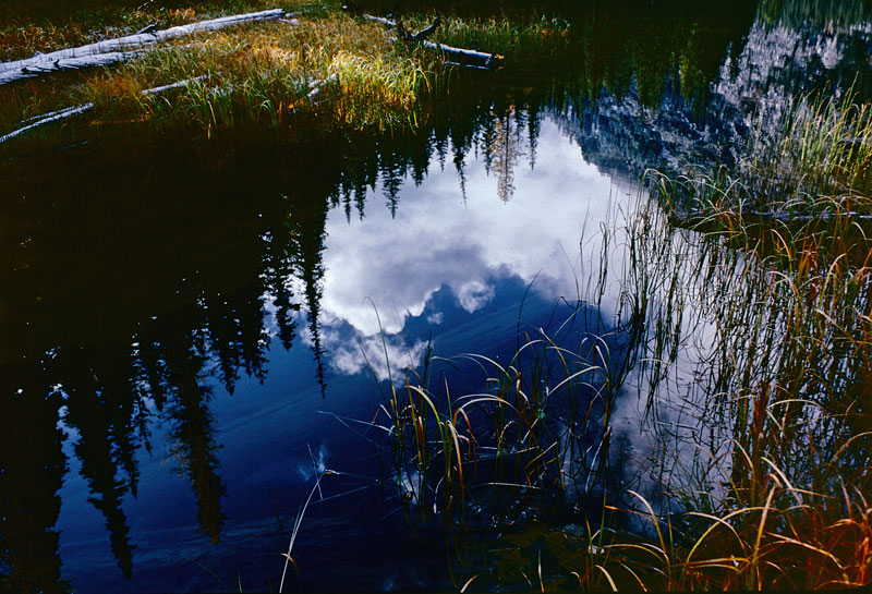 Infinity: reflection in Lower Snow Lake.