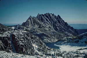 Prusik Peak and The Temple from Little Annapurna summit