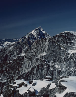 Mt. Stuart from summit of Little Annapurna