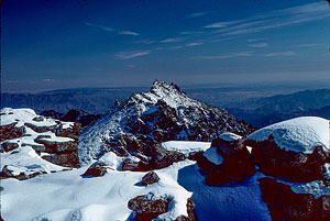 McClellan Peak from summit of Little Annapurna