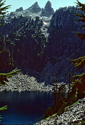 Trap Lake, under Thunder Mountain