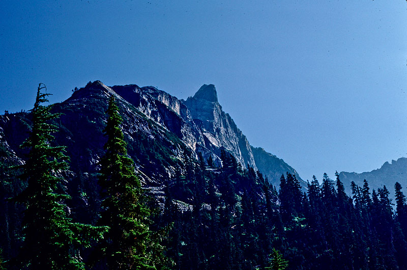 Chimney Rock, high up above Dutch Miller Gap