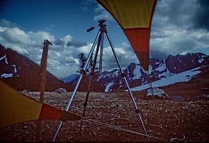 A tent with a view