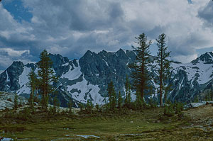 Entiat Mtns. from Lower Ice Lake