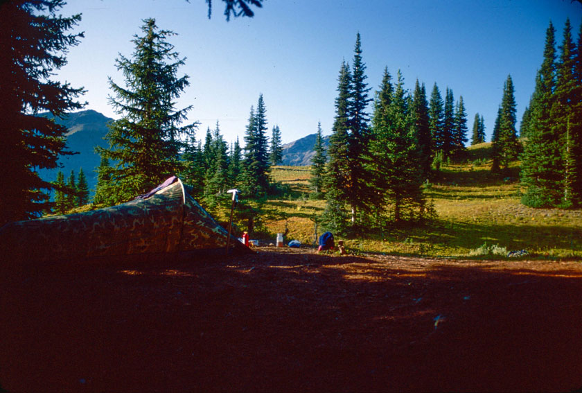 Goat Lakes Camp.