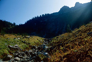 Route up to No Name Lake