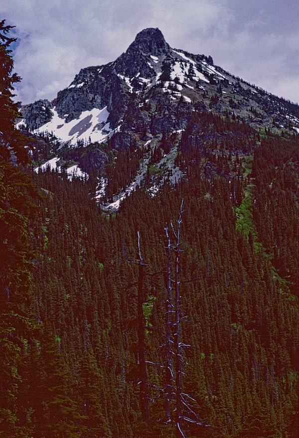 Hi Box Mtn from trail up to Rachel Lake