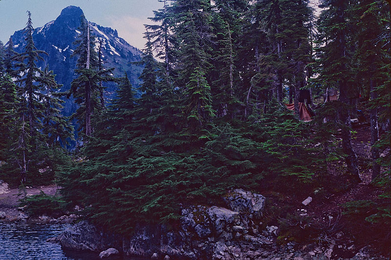 Someone else's camp at Rachel Lake