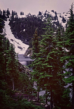 Rachel Lake from camp area