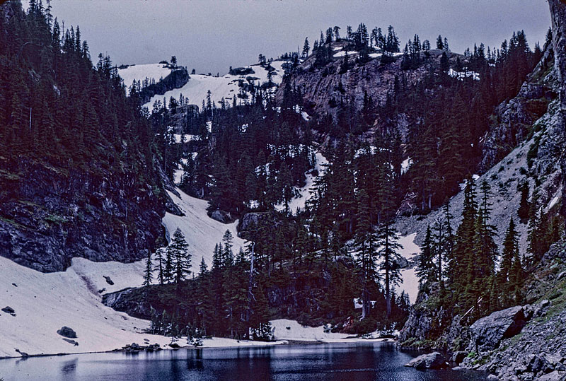 Rampart Ridge from Rachel Lake