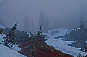 Foggy Rampart Lakes