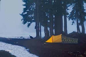 Rampart Lakes camp