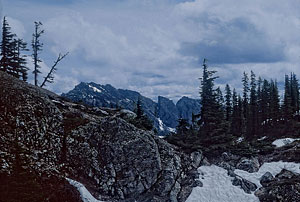 Hibox Ridge in distance