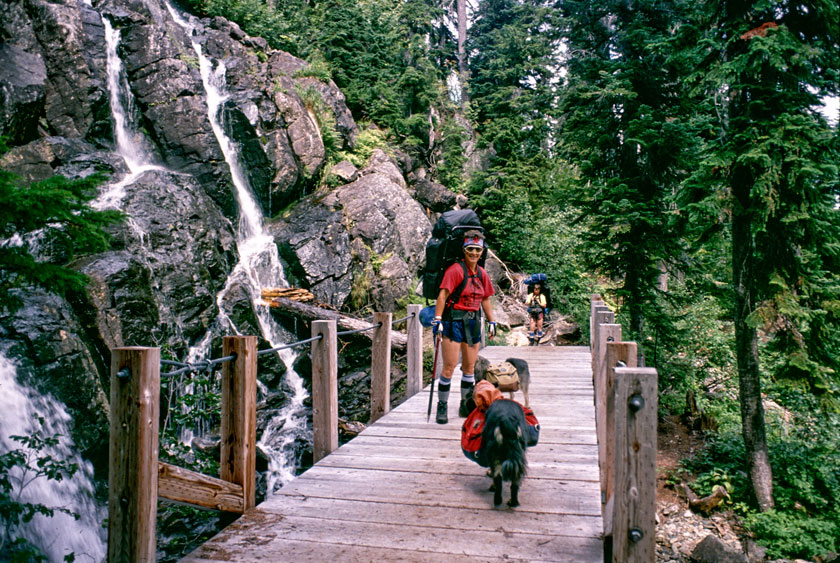 C&G on trail up to Spectacle Lake