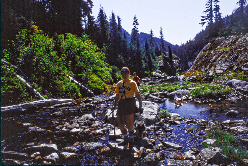 C&G on way up to Glacier Lake